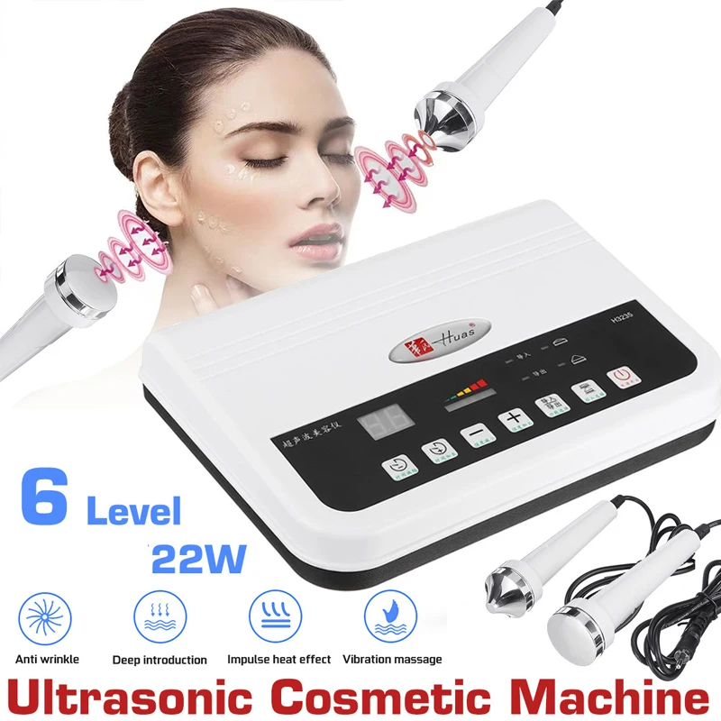 2 in 1 Ultrasonic Beauty Apparatus Eye Massager High Frequency Firming Lifting Whitening Wrinkle Rejuvenation Use For Face Body