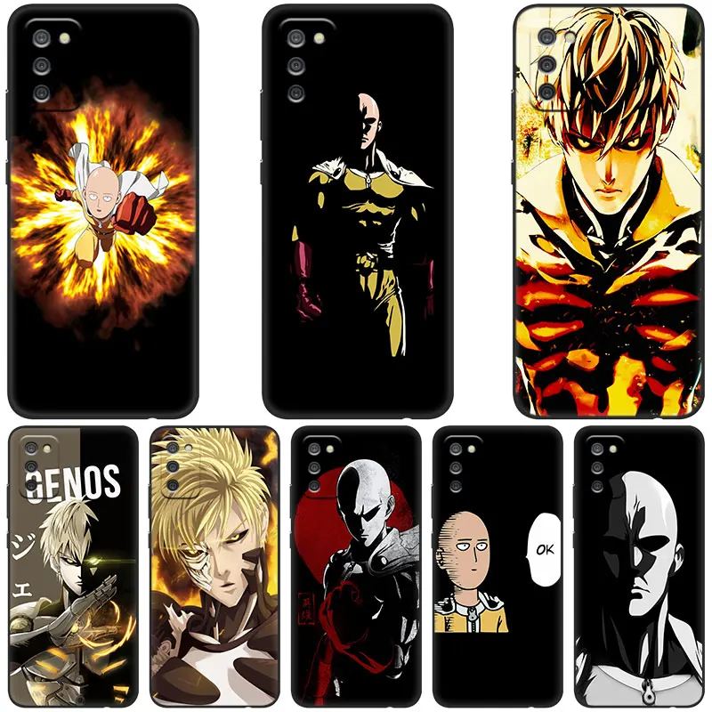 Чехол с аниме One Punch Man Genos для Samsung Galaxy A03S A01 Core A21S A02S A10S A11 A20S A20E A30 A31 A40 A41 A6 A7 A8 A9 2018