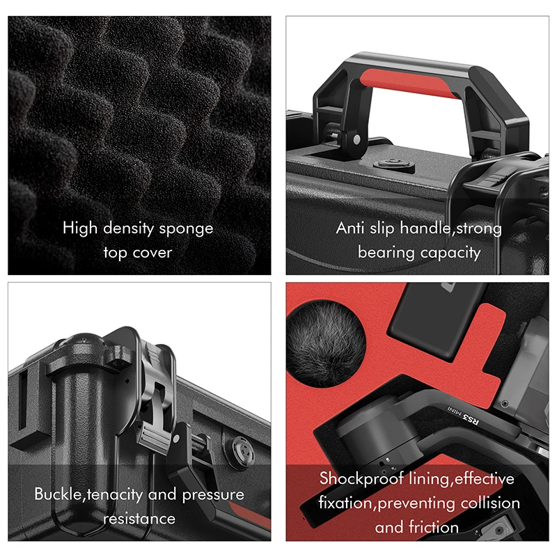 Gimbal Stabilizer Storage Bag Waterproof Shockproof Suitcase Carrying For DJI RS 3mini Accessories Protective Case