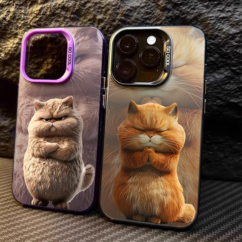 Plush Little Cat Case for Xiaomi POCO X6 X5 X3 NFC F3 F4 GT F5 F6 M6 Pro 4G M5S C65 Mi 13T 12T 14 13 12 11 Lite 5G NE PC Cover