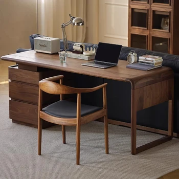 Organizzatori per Scrivania con Cassetti, Design Salvaspazio, Tavolo da Ufficio Minimalista, Mesa Ordenador, Arredamento Commerciale