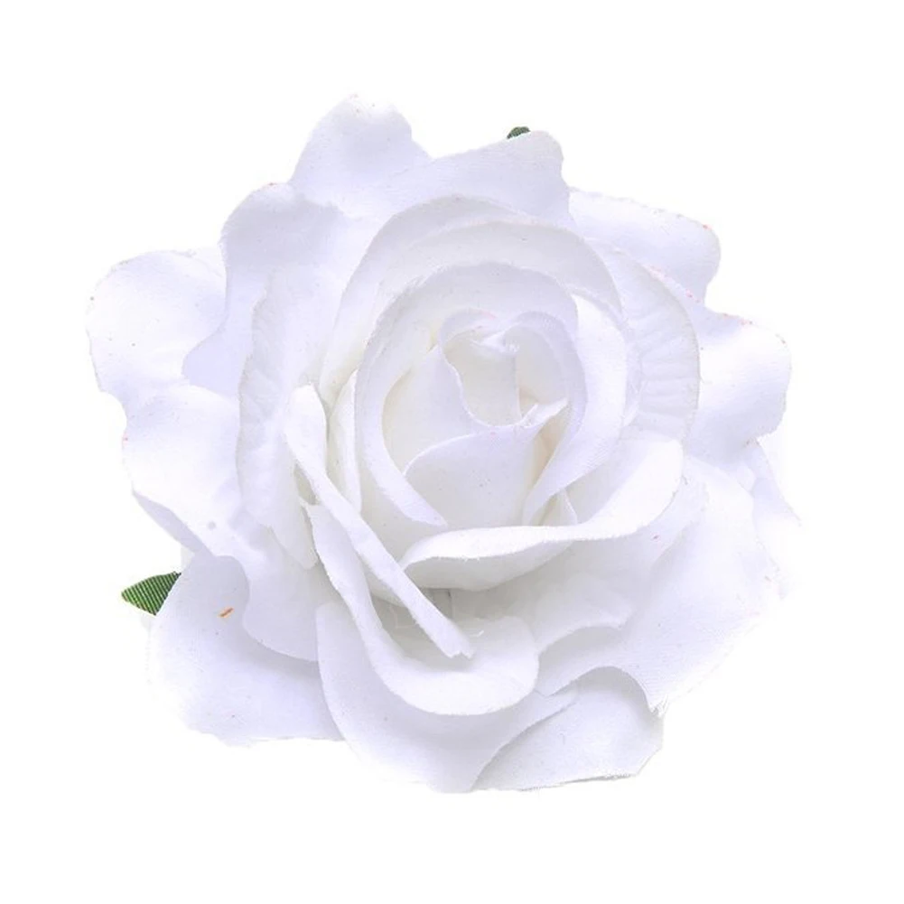 Elegant Retro Red Rose Hair Clip - Floral Hairpin Barrette