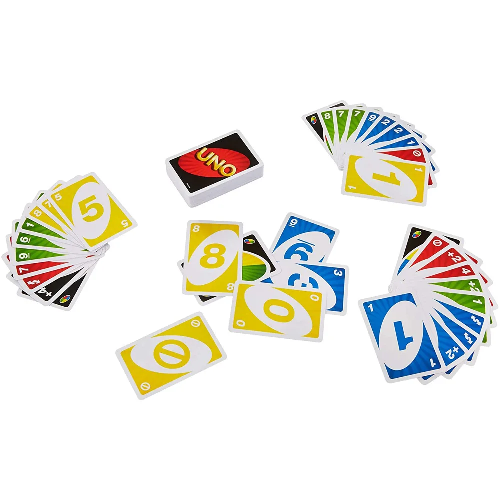 Card Games Mattel UNO Games Family Funny Entertainment Board Game Fun Playing Cards Kids Toys Gift Box uno Card Game