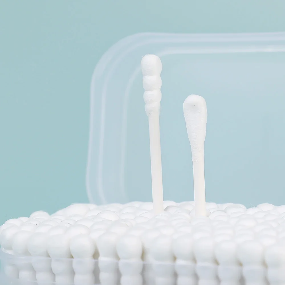 Baby Ear Scoop Cleaning Cotton Swabs Children Special Fine-headed Disposable