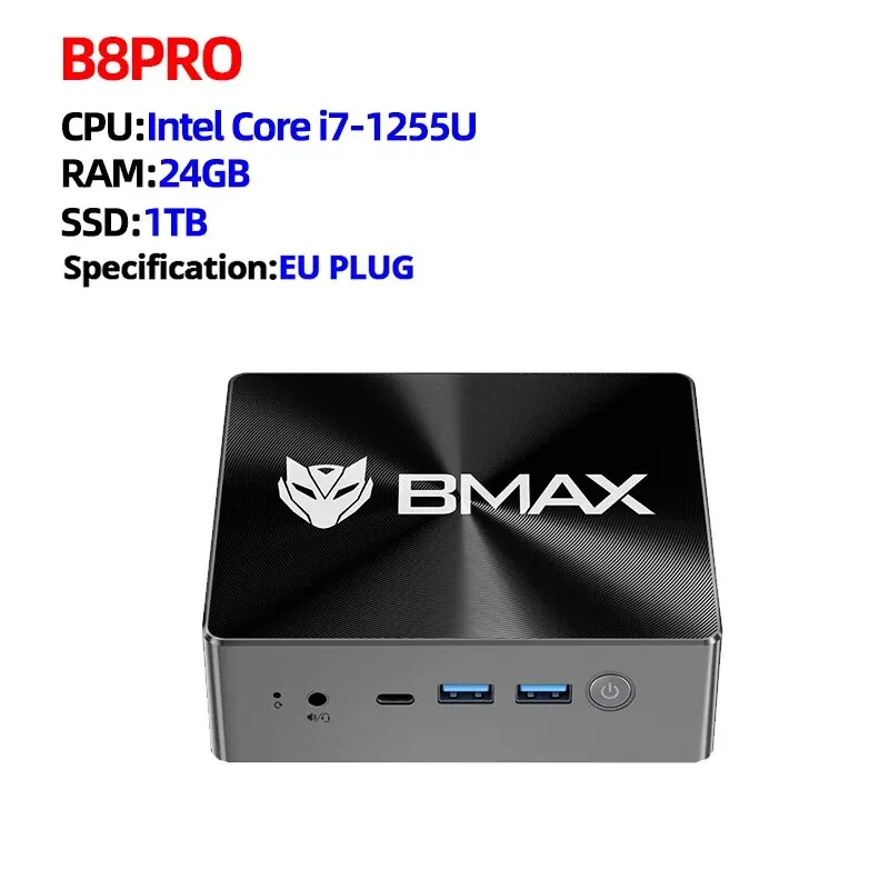 Intel 12th Gen i7 Mini PC B8 Pro For Office/Gaming - Buy B8 Pro, 12th Gen i7,  Mini PC Product on BMAX