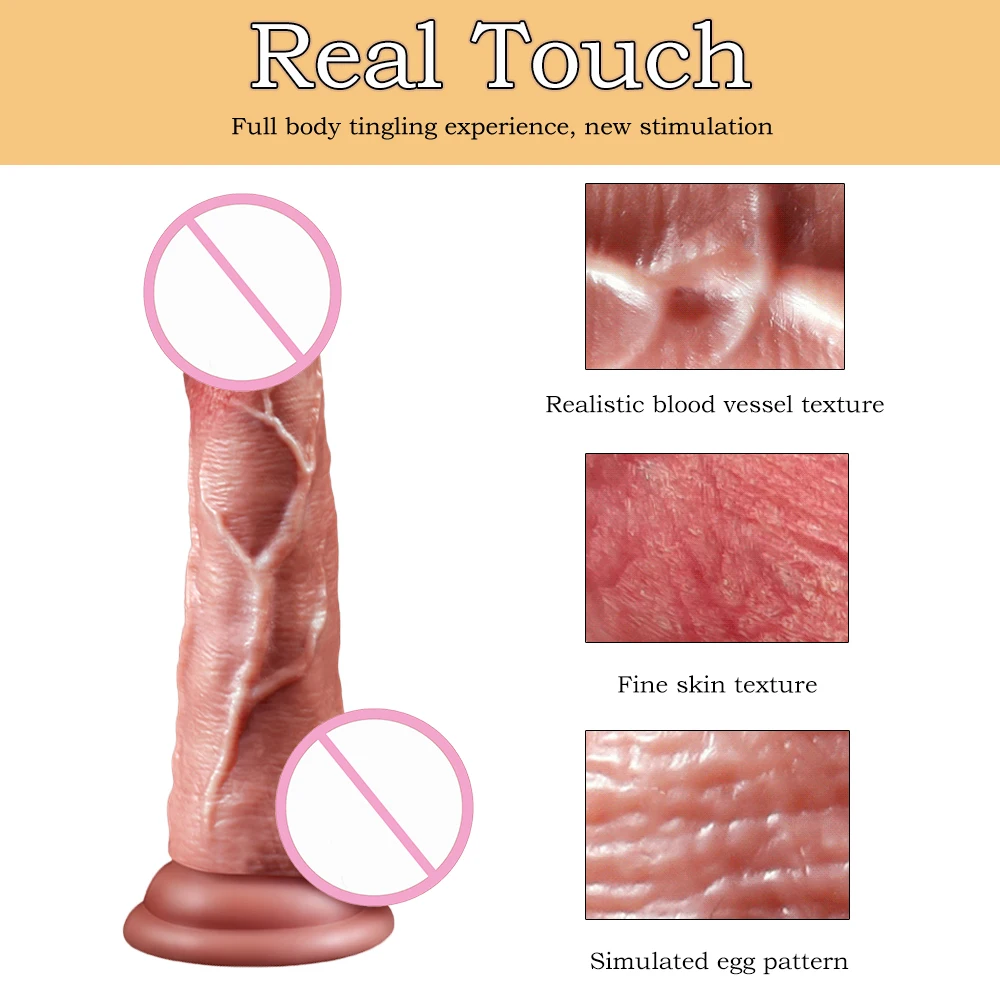 1 pc Realistic Dildo Vibrator 7 Frequency Vibrating Stretchable Thermostat Massager G spot Stimulator Sex Toys Sexy Toys