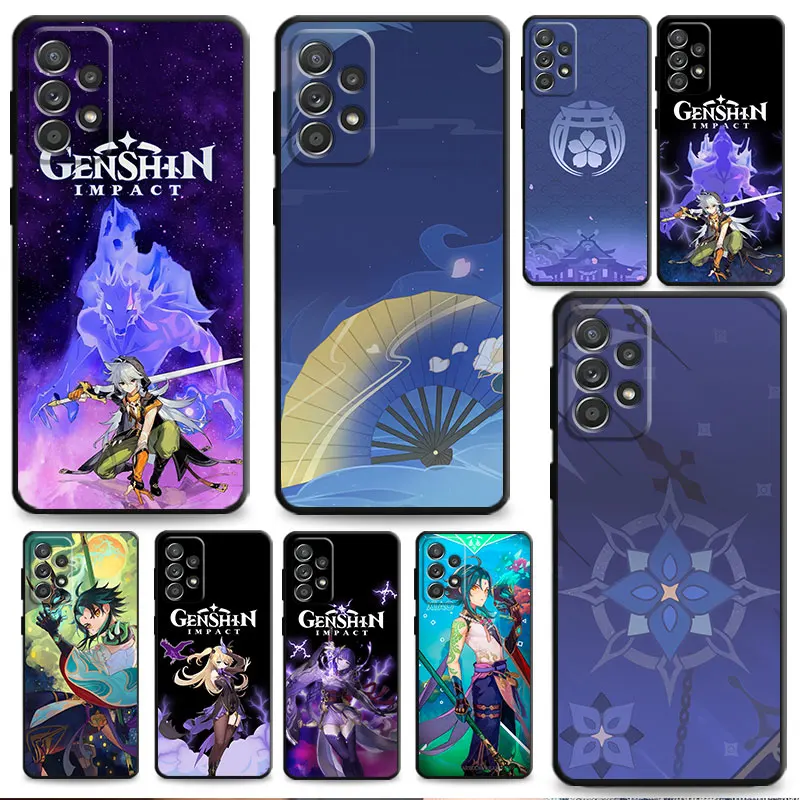 Genshin Impact Game Cover Custodia Morbida In Tpu Antiurto Per Samsung Galaxy M31 M52 M23 M13 M33 M30S M12 M22 M51 M32 5G