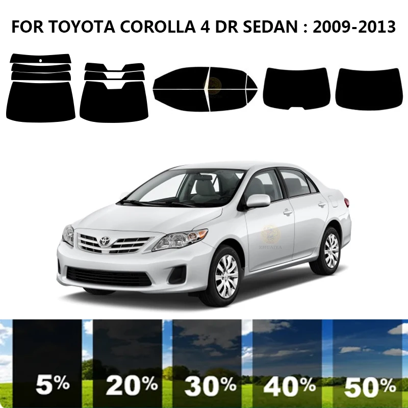 Nano Carbon Window Film 5% Tint Shade VLT PreCut For Toyota Camry - Foto 11