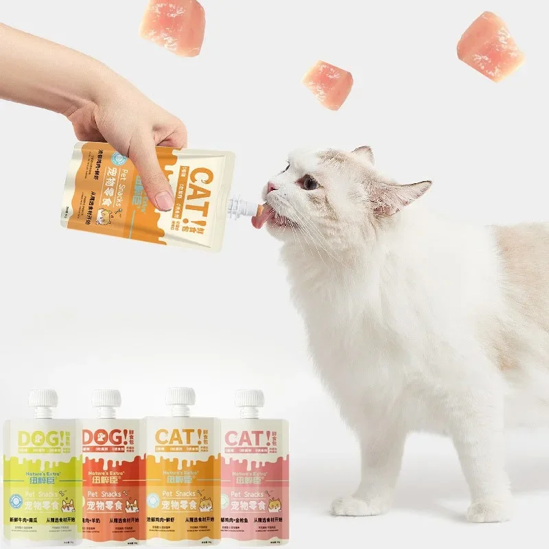Cat Wet Food Pet Snacks Chicken Cat Strips Tuna Chicken Treats Multiplicity Nutrition Health Easy To Eat Digest Fattening