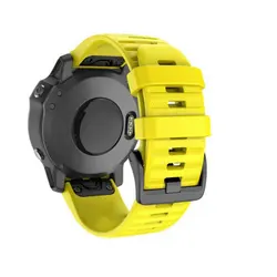 Premium Watch Strap - Versatile Smartwatch Band Wrist Bracelet - 22mm (Yellow)