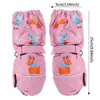 Children Winter Rabbit Gloves Baby Girls Waterproof Windproof Snow Gloves Kids Boy Thick Warm Ski Mitten For 2-6 Years Old 5