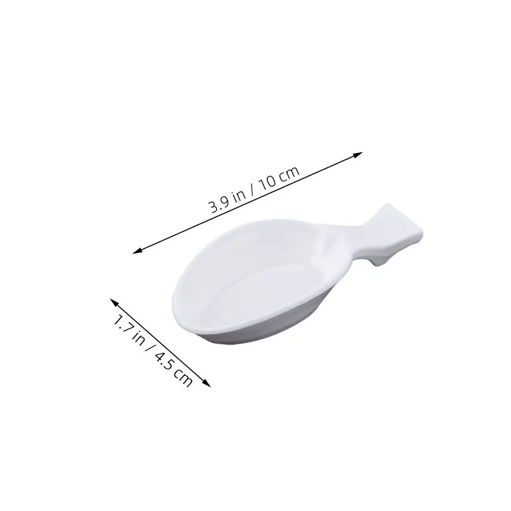 20Pcs 플라스틱 잉크 저장 접시 서예 브러시 스탠드 중국 서예 및 그림 도구용 색상 변조 플레이트
