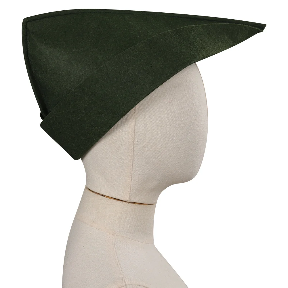 Cosplay Hat Fancy Peter Hat for Child Boys Roleplay Movie Wendy Pan Halloween Party Prop