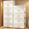 4 Floor Multifunctional Folding Storage locker Thickening Folding Wardrobe Storage Cabinet Home Folding Storage Box With Pulley 1