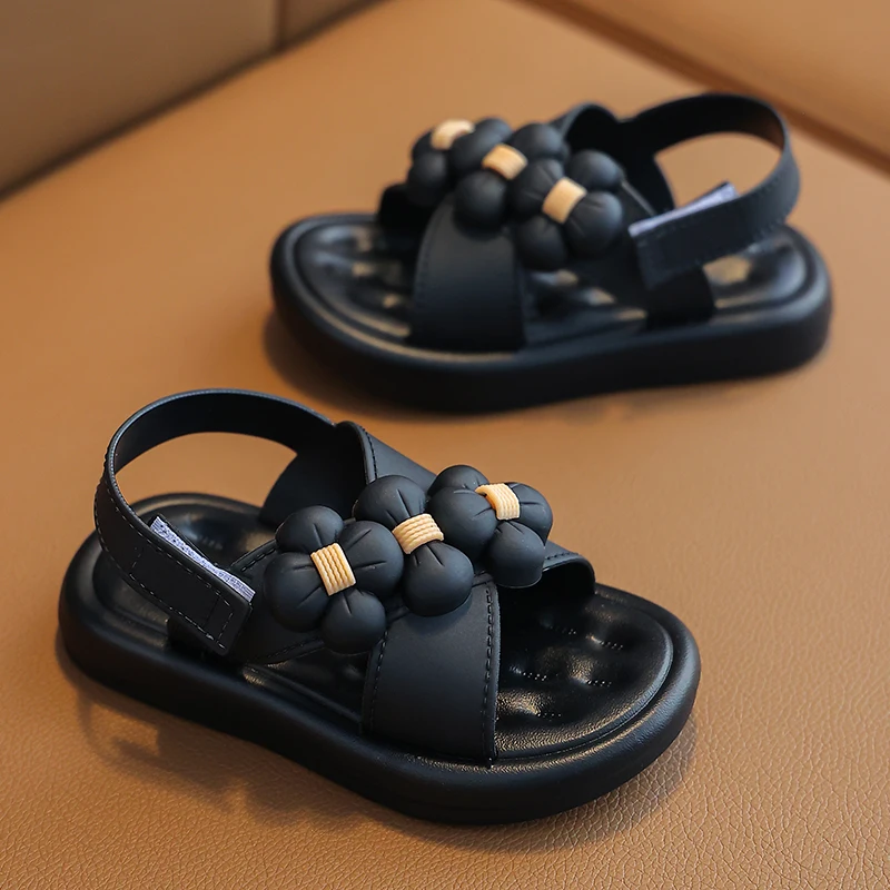 Baby Shoes Kids Shoes Children Sandals Kids Sandals Beach Shoes Children's Sandals Summer Girls Soft Sole Anti-slip Children's Baby Student Beach Shoes
