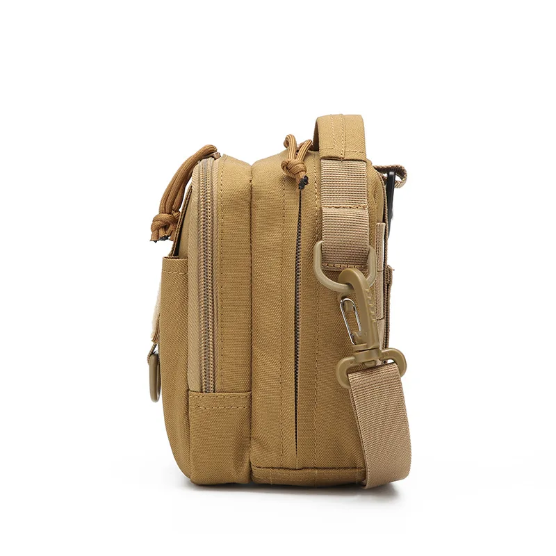 Oblique Straddle Portable One Shoulder Oxford Cloth Men's Small Bag Multi Functional Portable Waistpack 4