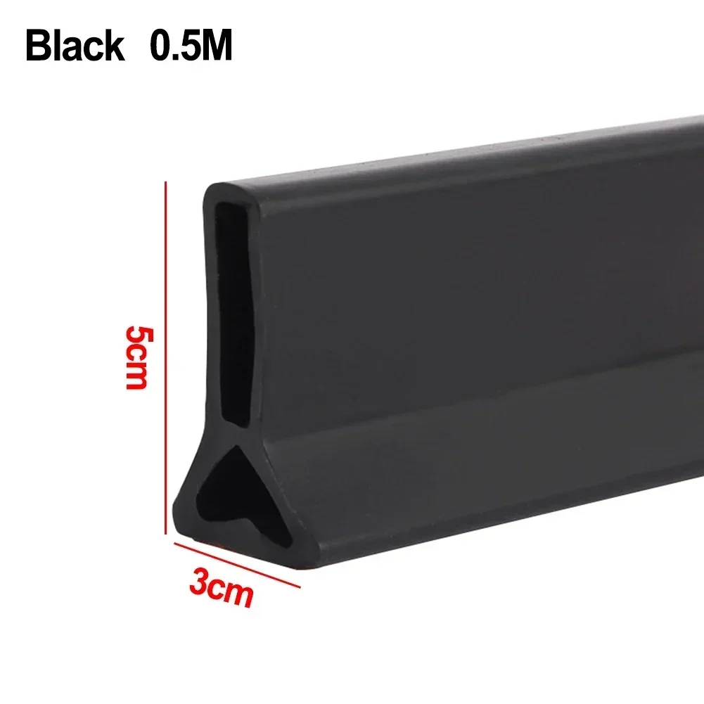 Stopper Water Barrier 5cm Height Accessories Bathroom Kitchens Silicone Transparent/Grey/black/white plug stopper