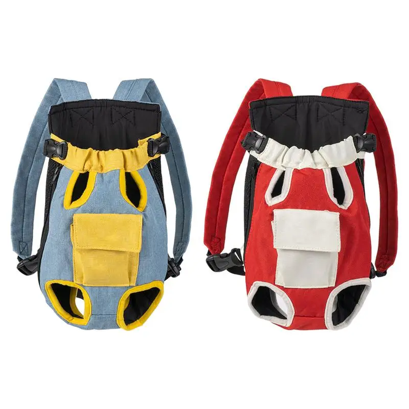 Cats dogs Backpack Carrier pets Adjustable Carrier Bag With Legs Out Small Puppy Accessories Portable Pet Supplies for Traveling