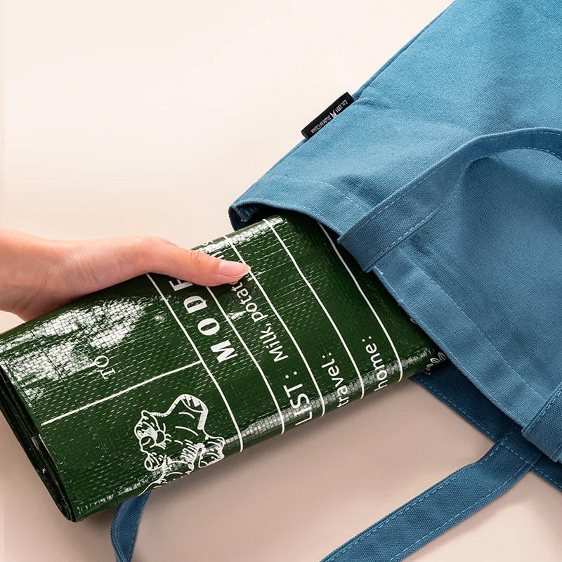 Description Picture 6 of itemNylon Crossbody Convenient Shopping Bag Eco-Friendly Waterproof Storage Bag Fashion Gift Multi-Size Foldable Woven Bag