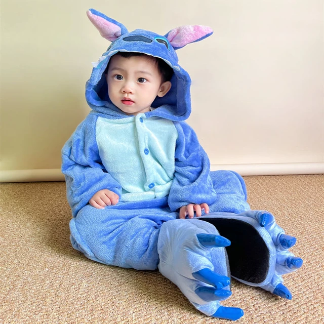 Disfraz de personaje de dibujos animados de Stitch para niños, disfraz de  Mascota, ropa para espectáculo, vestido de fantasía para fiesta, disfraz de  Animal para carnaval - AliExpress