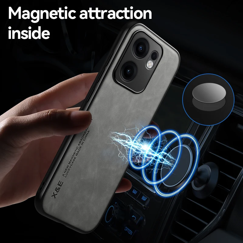 Magnetic Shockproof Protective Phone Case Cover - Durable and Stylish