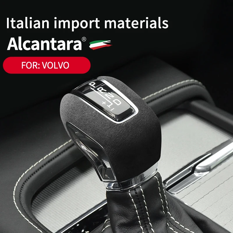 

Suitable for Volvo XC60 XC90 S60 S90 V60-V90 Alcantara Suede Gear Cover Gear Handle Protection Cover Car Interior Accessories