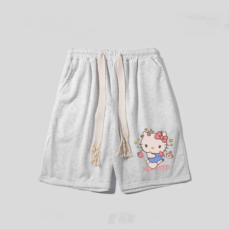 

Hello Kitty New Kawaii Shorts Sanrio Cute Cartoon Anime Couple Casual Capris Loose and Versatile Sports Shorts Girls for Gift