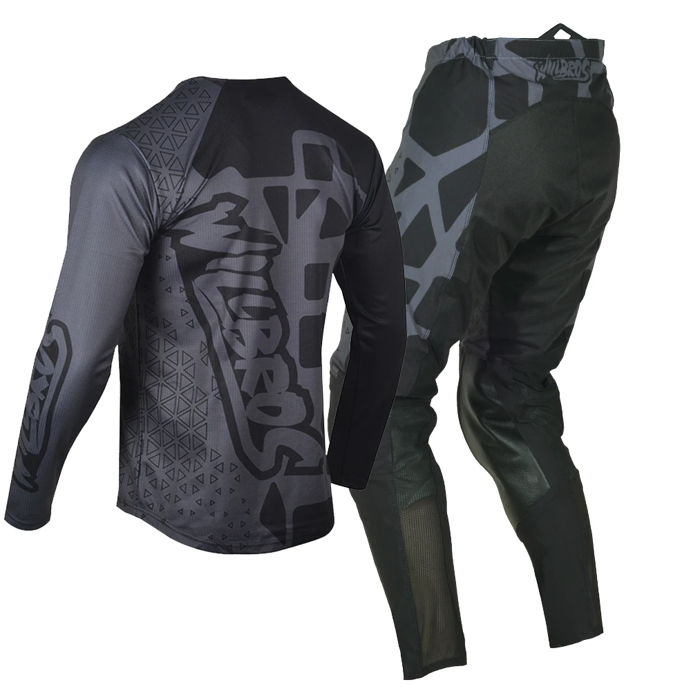 Motocross Jersey Pant Combo MX Gear Set Men Willbros Dirt Bike Suit Enduro Offroad Riding BMX Pantalones  ̽