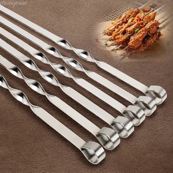 Stainless Steel BBQ Skewers 1