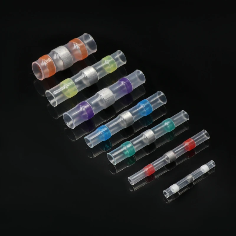 50500pcs Solder Seal Wire Connectors Heat Shrink Solder Butt