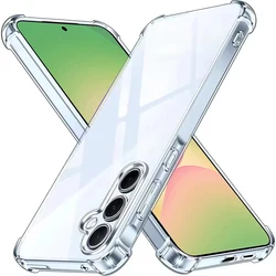 Shockproof Clear Armor Phone Case for A73 5G (Clear)