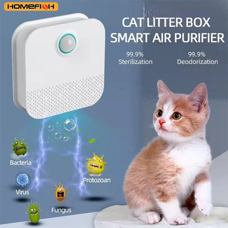 Ultimate Pet Litter Box Odor Eliminator and Air Purifier