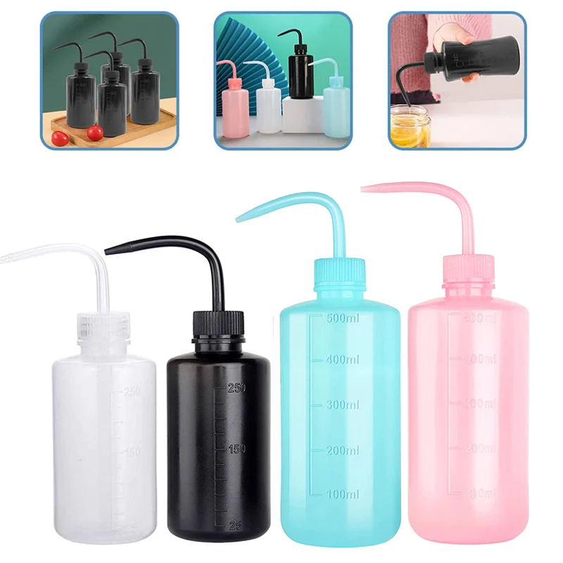Plastic Tattoo Bottle Diffuser Squeeze Container Jar Green Soap Supply Wash Squeeze Bottle Lab Non-Spray Tattoo Accessories