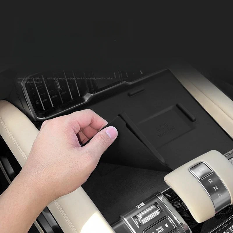 For BYD Leopard 8 Car Styling Wireless Charging Silicone Pad Anti Slip Protection Pad Storage Box Auto Accessories
