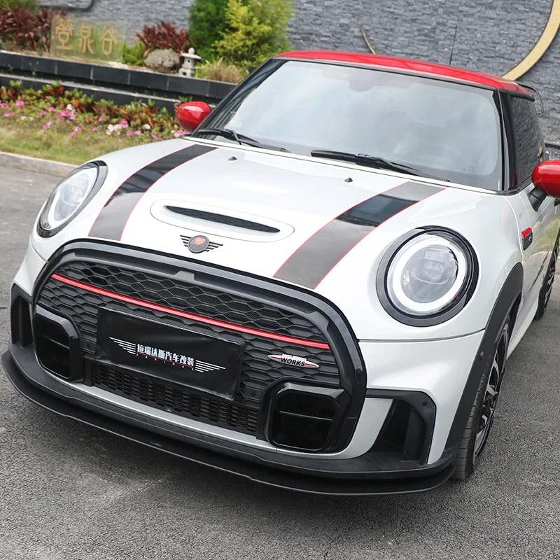Front Lip Splitter For MINI JCW COOPER S 2021-2023 LCI 2