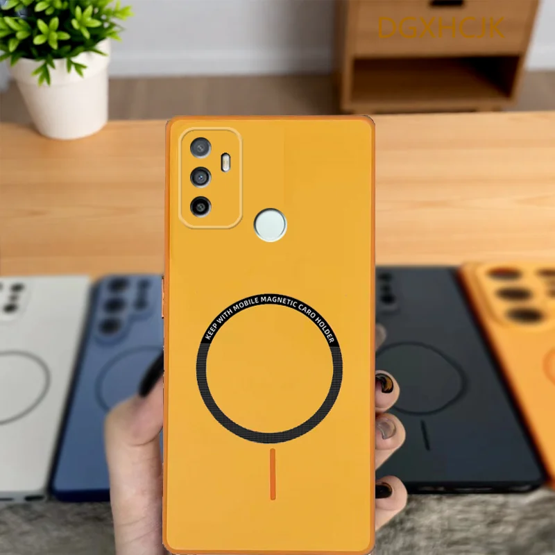 Color Magnetic Hard Silicone Back Cover