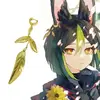 Anime Genshin Impact Tighnari Cosplay Earrings Ear Clip Fashion Jewelry Pendants Halloween Cosplay Costume Accessory 1