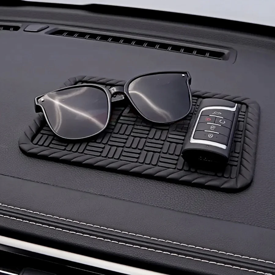 Car Non Slip Mat Non Slip Mat Durable PVC Anti slip Car Mat Phone and Key Storage Mat