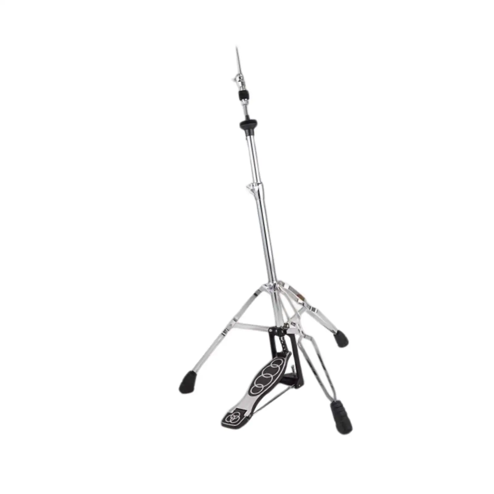 Hi Hat Stand Height Adjustable with Pedal Portable Non Slip Feet Professional Practice Lightweight Cymbal Stand for Drummer