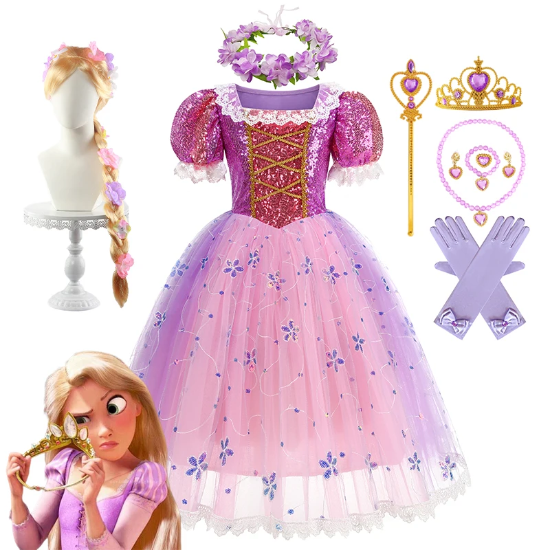 Tutu Rapunzel Vestido Disney Disguise Rapunzel Toddler Costume