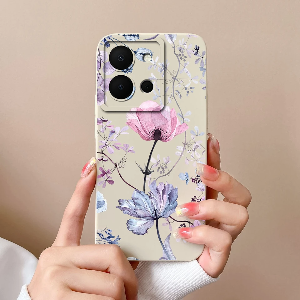Mountain Flower Avocado Liquid Antifouling Protective Anti-drop Simplicity Phone Cover