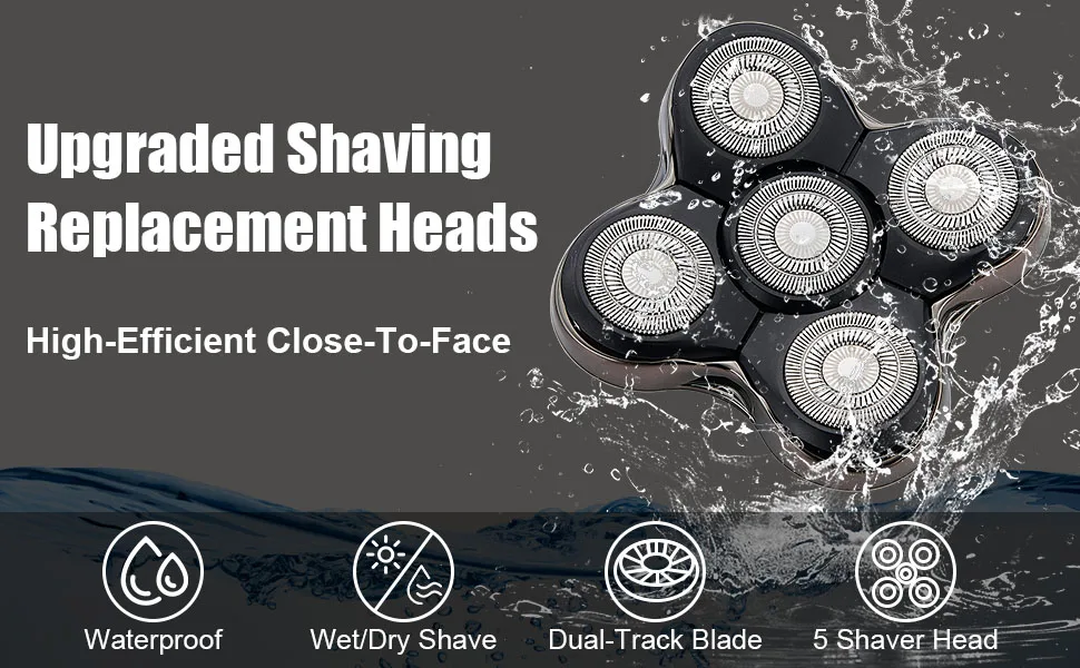 Ersatzrasierklingen kompatibel mit Remington Balder Pro Head Razor Modell XR7120 XR7100/XR1600/RX7 Rasierer – Detail 1