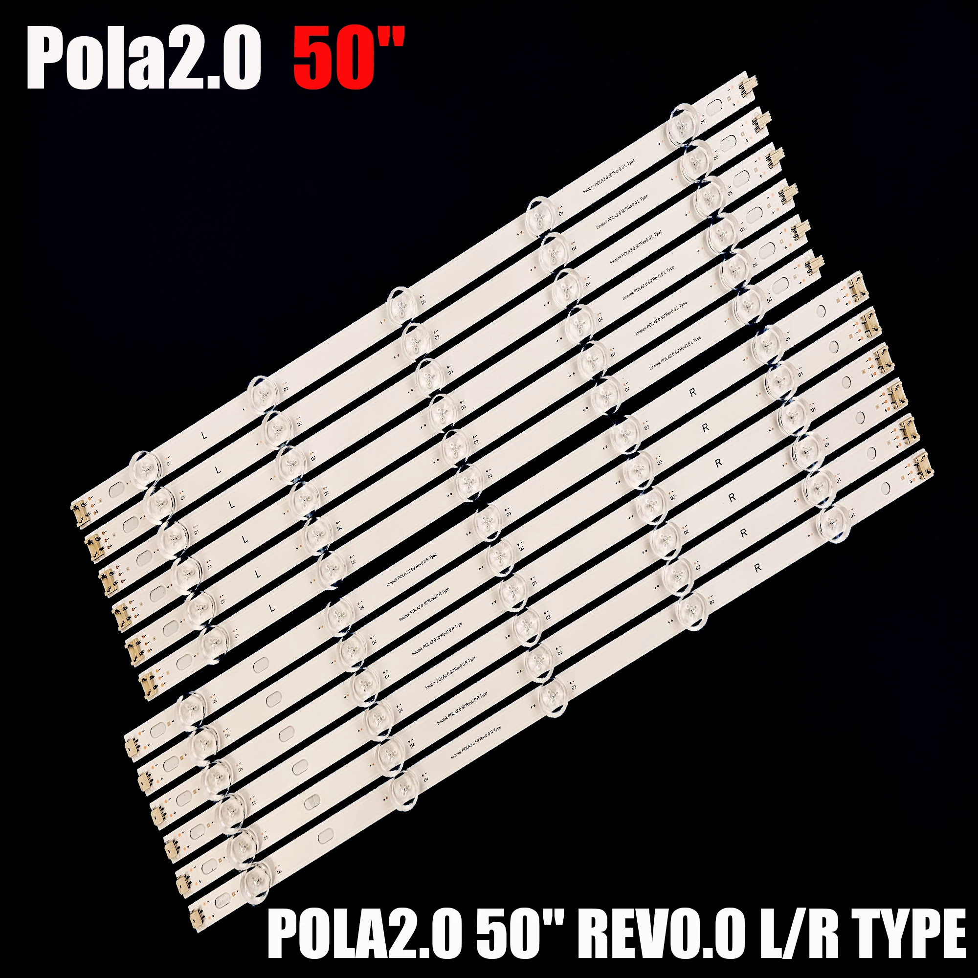 Tira de Luz de Fundo Led para Innotek Pola2.0 tipo r 50 Rev0.0 Hc500dun-vcfp111xx 50ln5400-ua 50ln5700-uh
