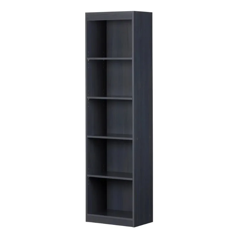 

South Shore Smart Basics 5-Shelf Narrow Bookcase, Multiple Finishes