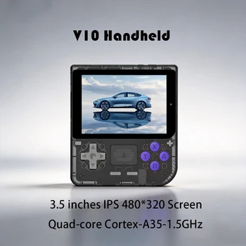 NUOVA Console di Gioco Portatile Retro V10 con Schermo IPS da 3,5 Pollici, Alta Definizione 480*320, Regalo per Bambini