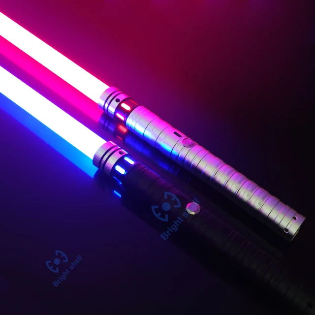 RGB Metal Lightsaber Laser Sword Toys Light Saber 15Color Change Kids Soundfonts Force FX FOC Blaster Toys Jedi Laser Sword Gift 2