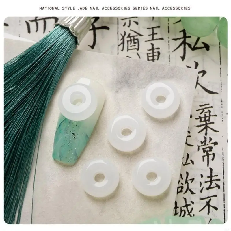831e 10pcs Nagel Strasssteine Frieden Schnallen Nagelstein Flachrücken Nagel Edelsteine für DIY -Schmuck Handwerk Nagelkunst – Detail 10