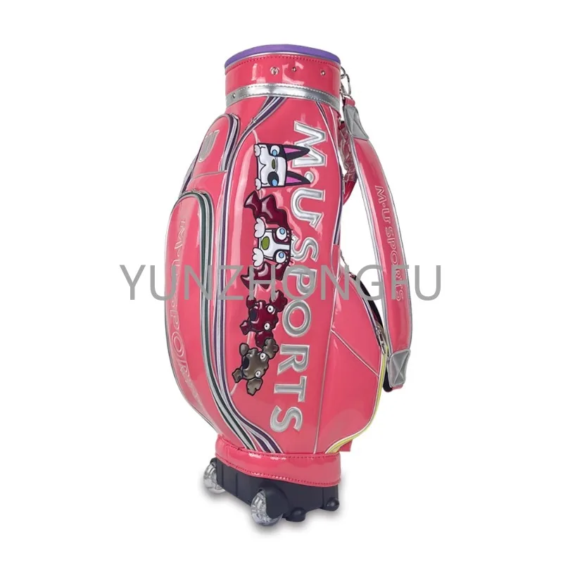 MuSportsGolfBagTrolleyCrystalMaterialWaterproofLightweight