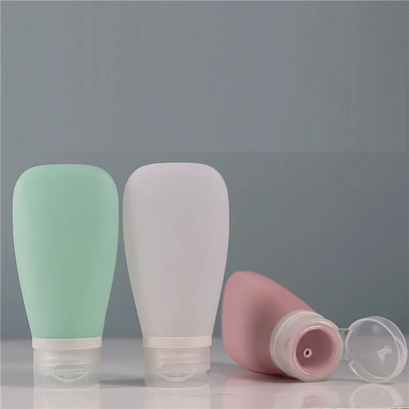 Silicone Travel Bottles Leak Proof Squeezable Refillable Containers Size Cosmetic Tube for Shampoo Lotion Soap Liquids Bottling refillable bottles