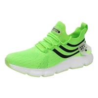 Black Men's Sports Shoes 2025 Casual Tennis Shoes White Breathable Mesh Anti Slip Barefoot Flat Bottomed Men's Running Shoes - Image 5